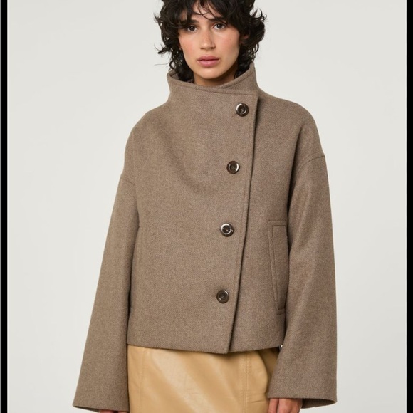 Rouje Jackets & Blazers - Rouje Tan Cape Jacket